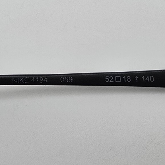 *SOLD* Nike x Flexon 4194 059 Matte Black Eyeglasses Frame w/ Case 52-18-140 - Picture 8 of 16